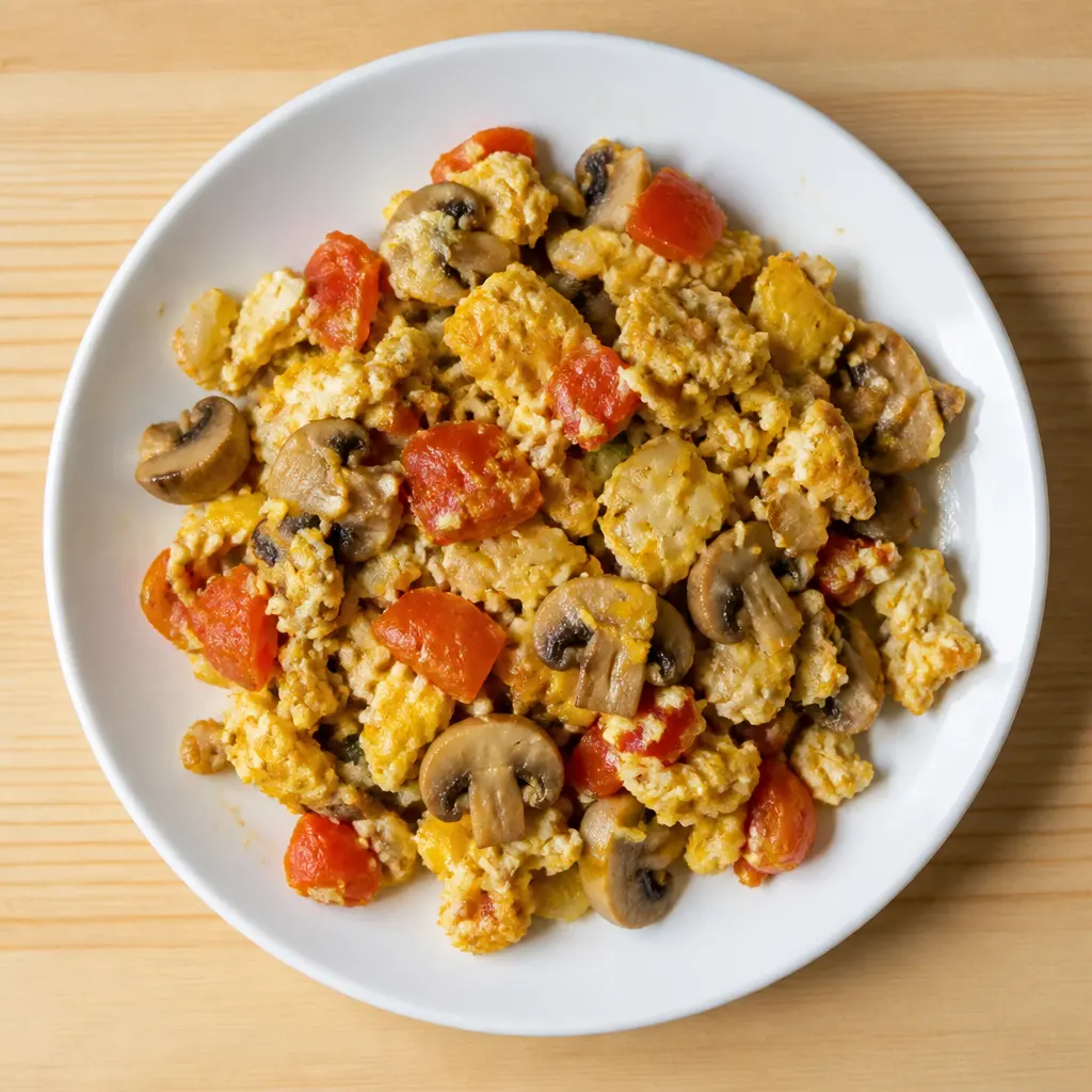 Scrambled Eggs with Vegetables