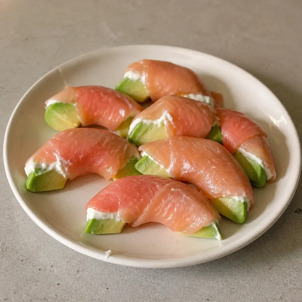 Smoked Salmon Wrapped Avocado