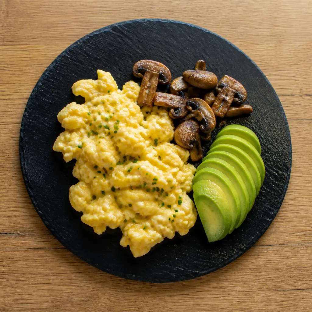 Sour Cream Scrambled Eggs