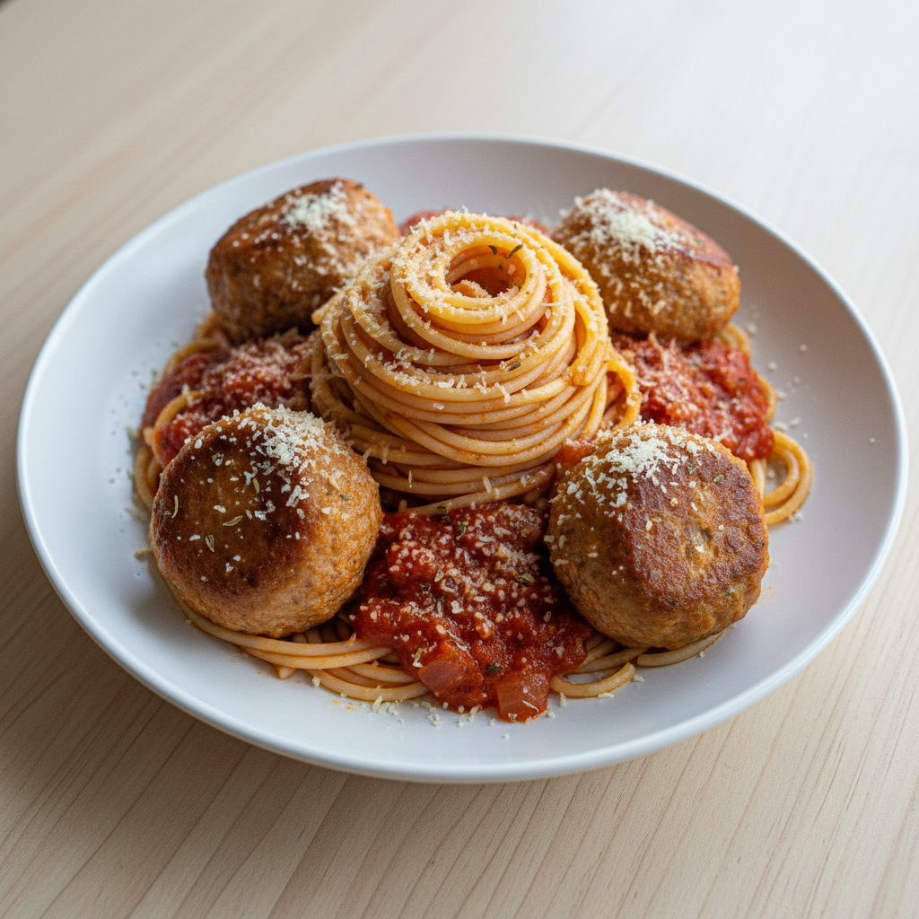 Spaghetti and Meatballs