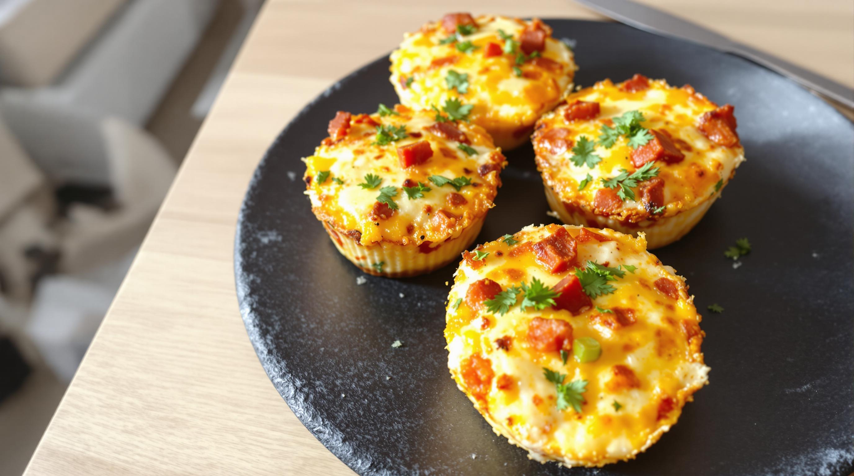 Spanish Egg Muffins with Chorizo