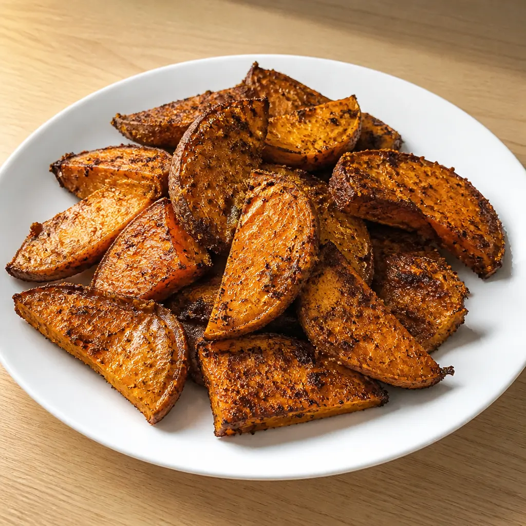 Spiced & Roasted Sweet Potatoes