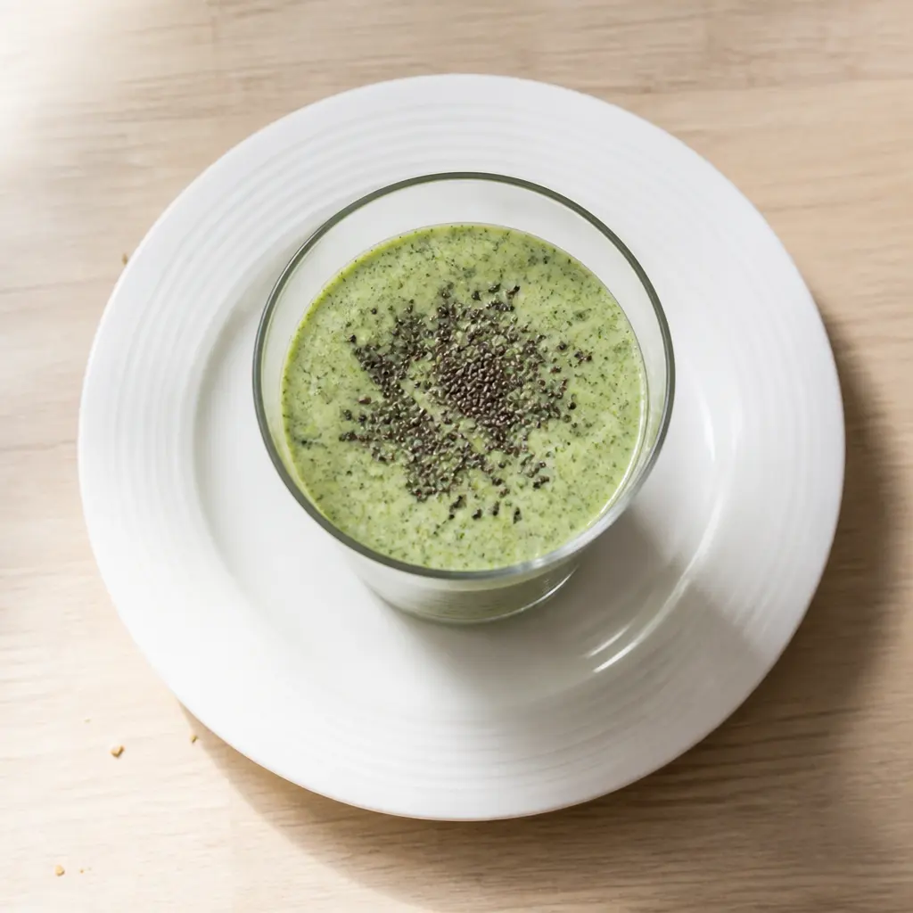 Spinach, Banana, Chia Smoothie