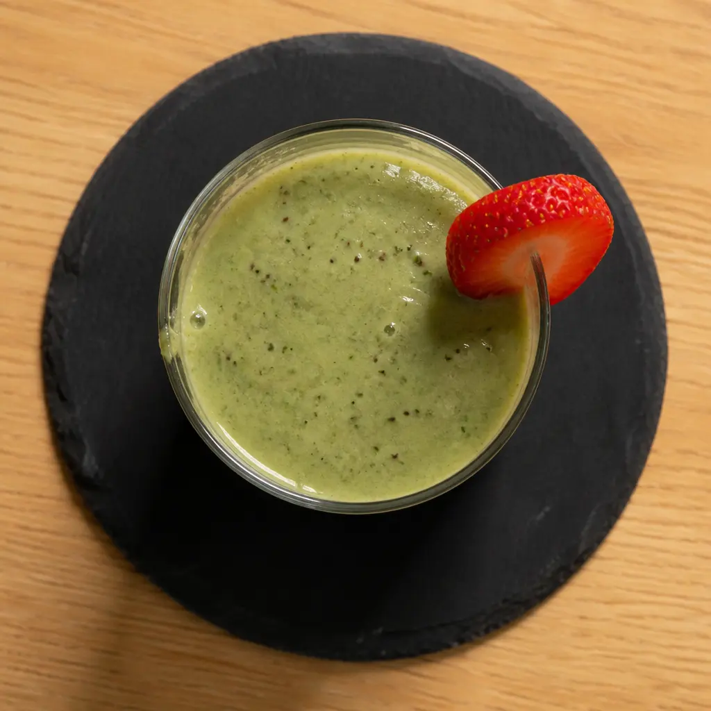 Strawberry, Spinach, Cucumber Smoothie