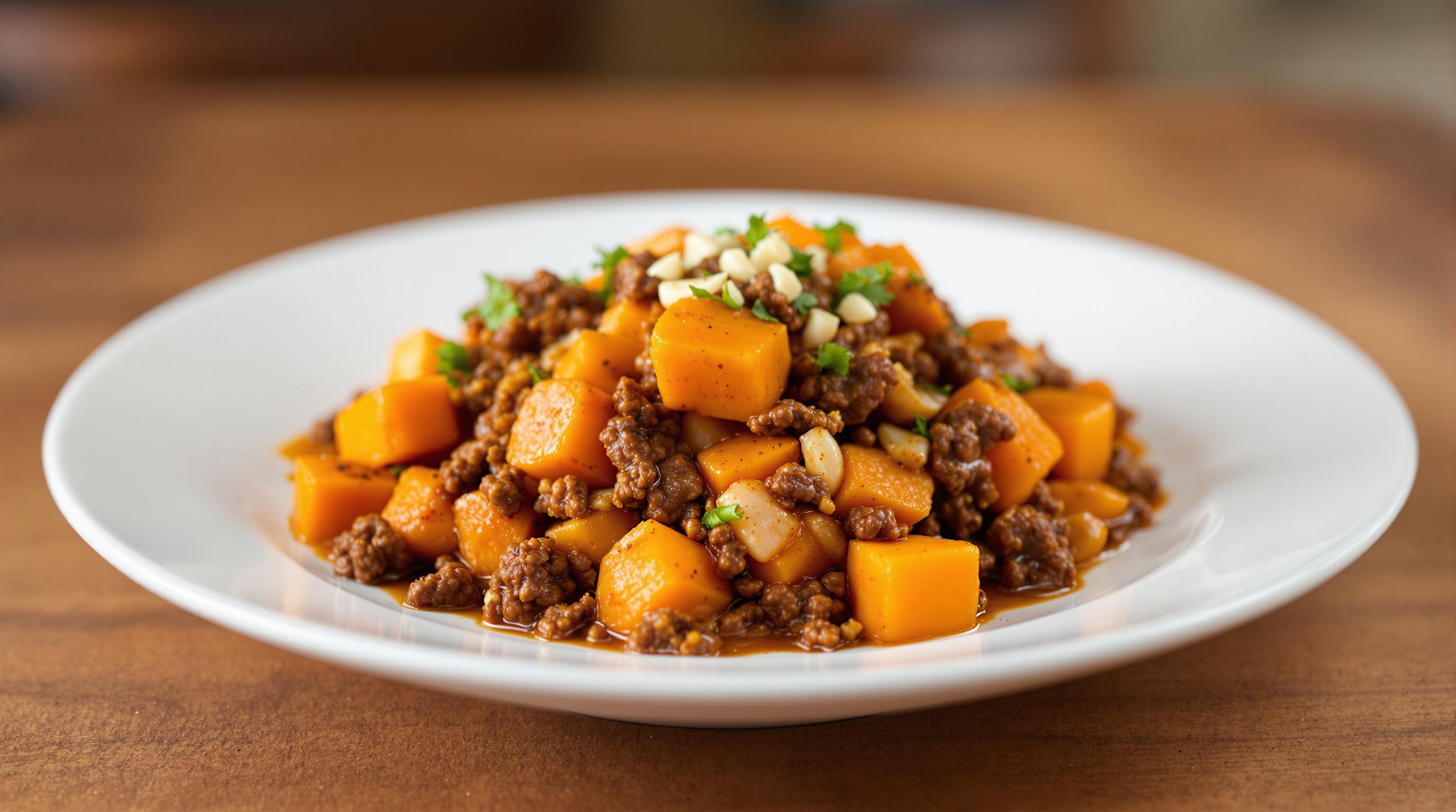 Sweet Potato and Beef Chili