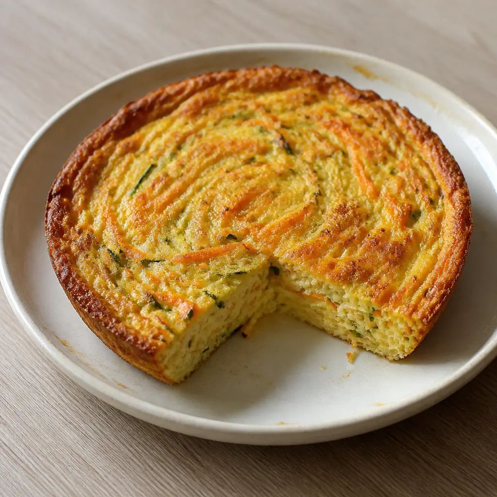 Swirly Crustless Quiche