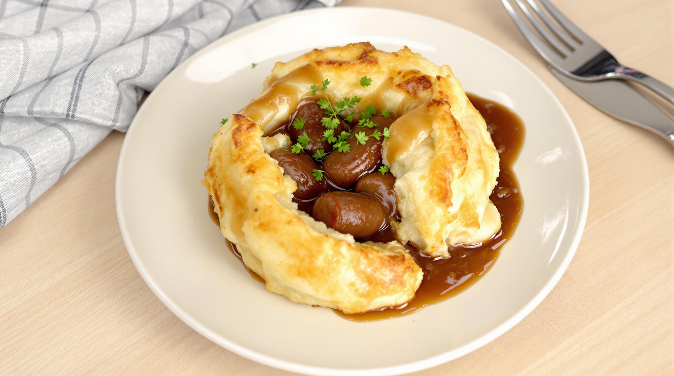 Toad-in-the-Hole with Onion Gravy