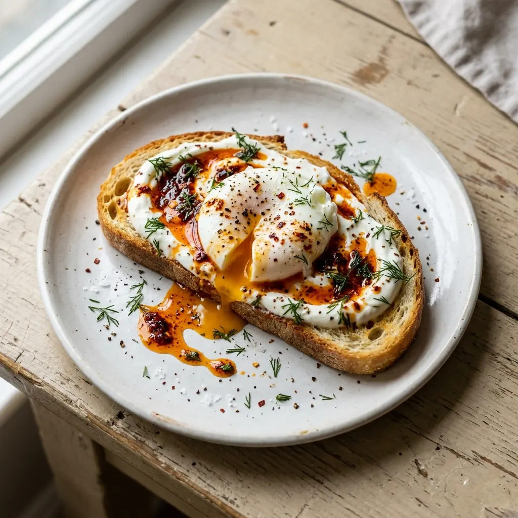 Turkish Eggs with Toast