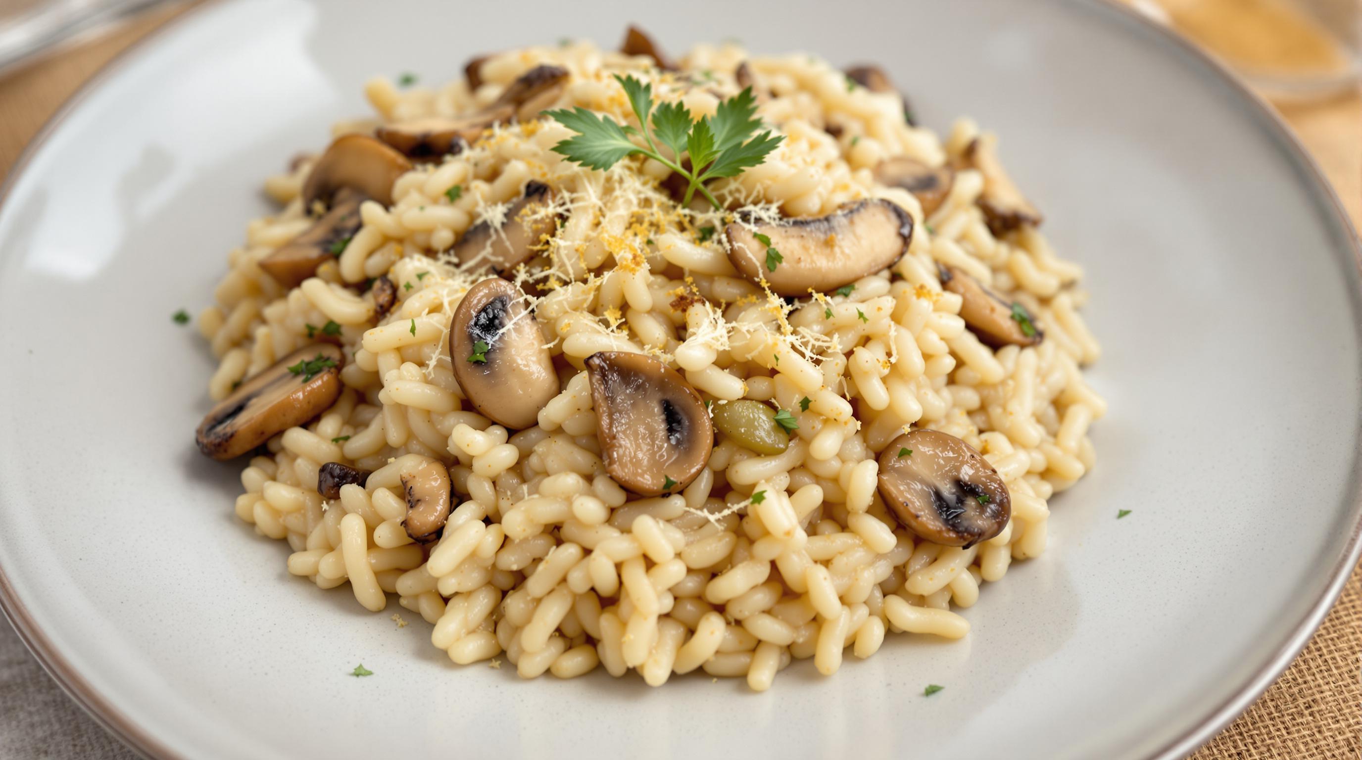 Vegan Mushroom Risotto