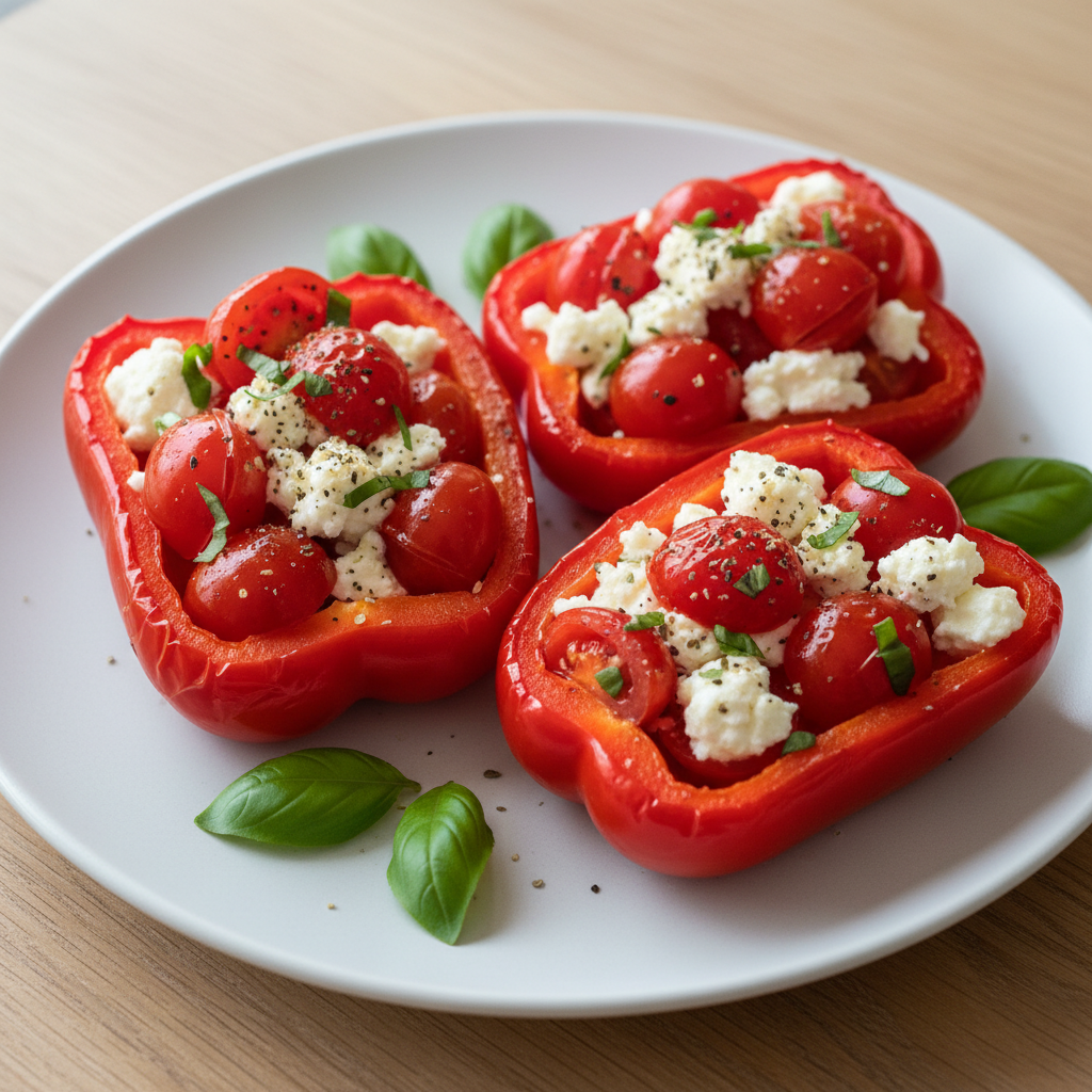 Vegetarian Mediterranean Stuffed Pepper