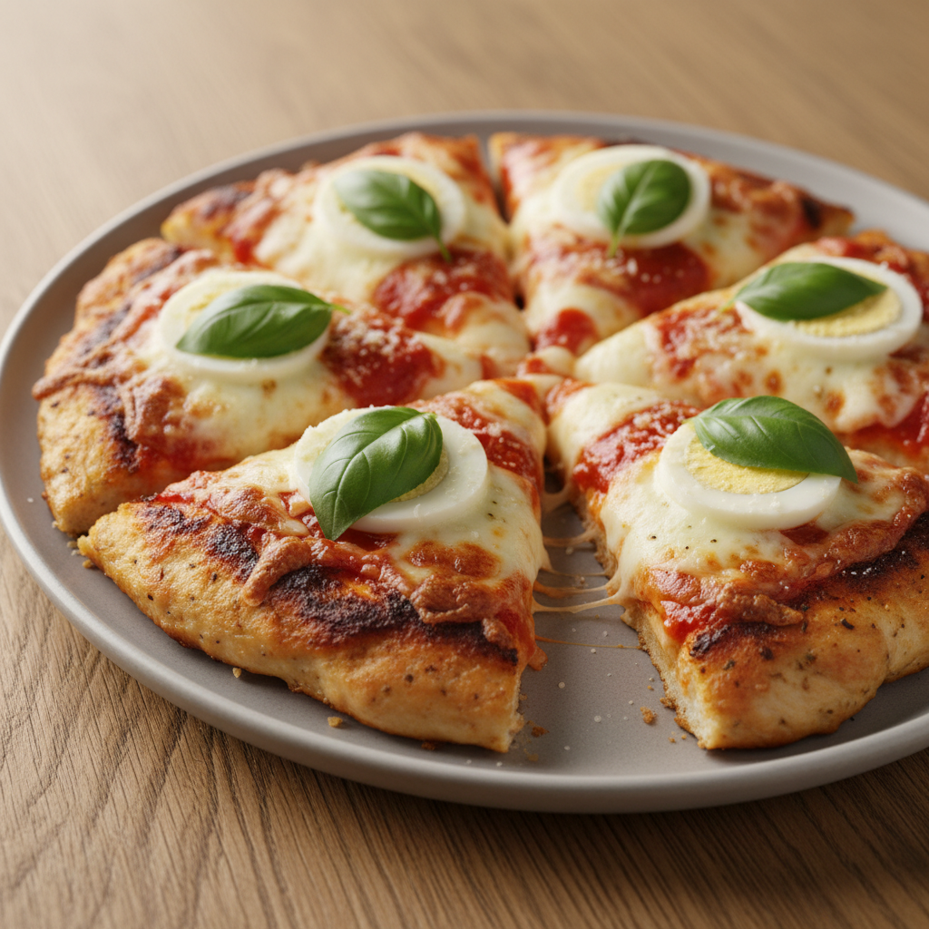 Viral Chicken and Egg Parmesan Pizza