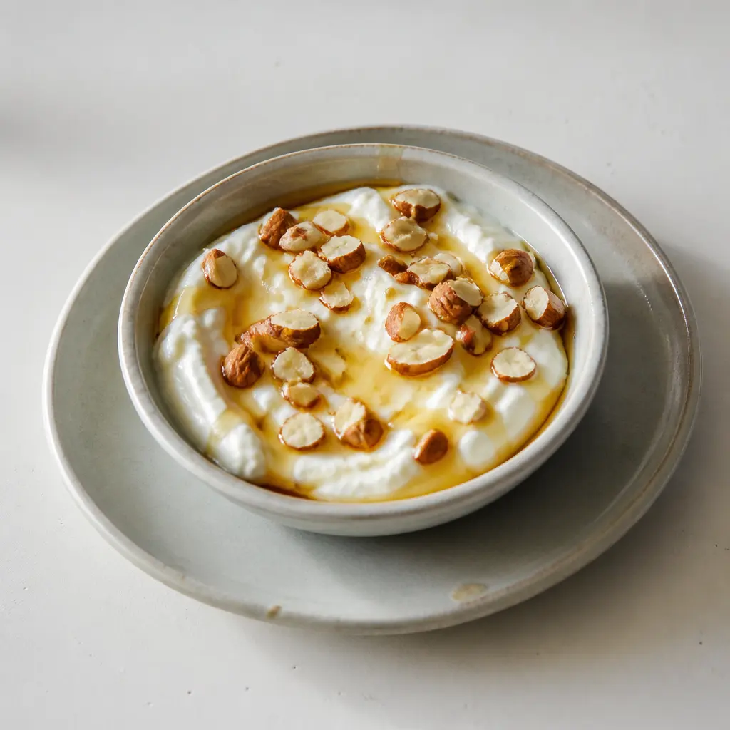 Yogurt with Almonds & Honey