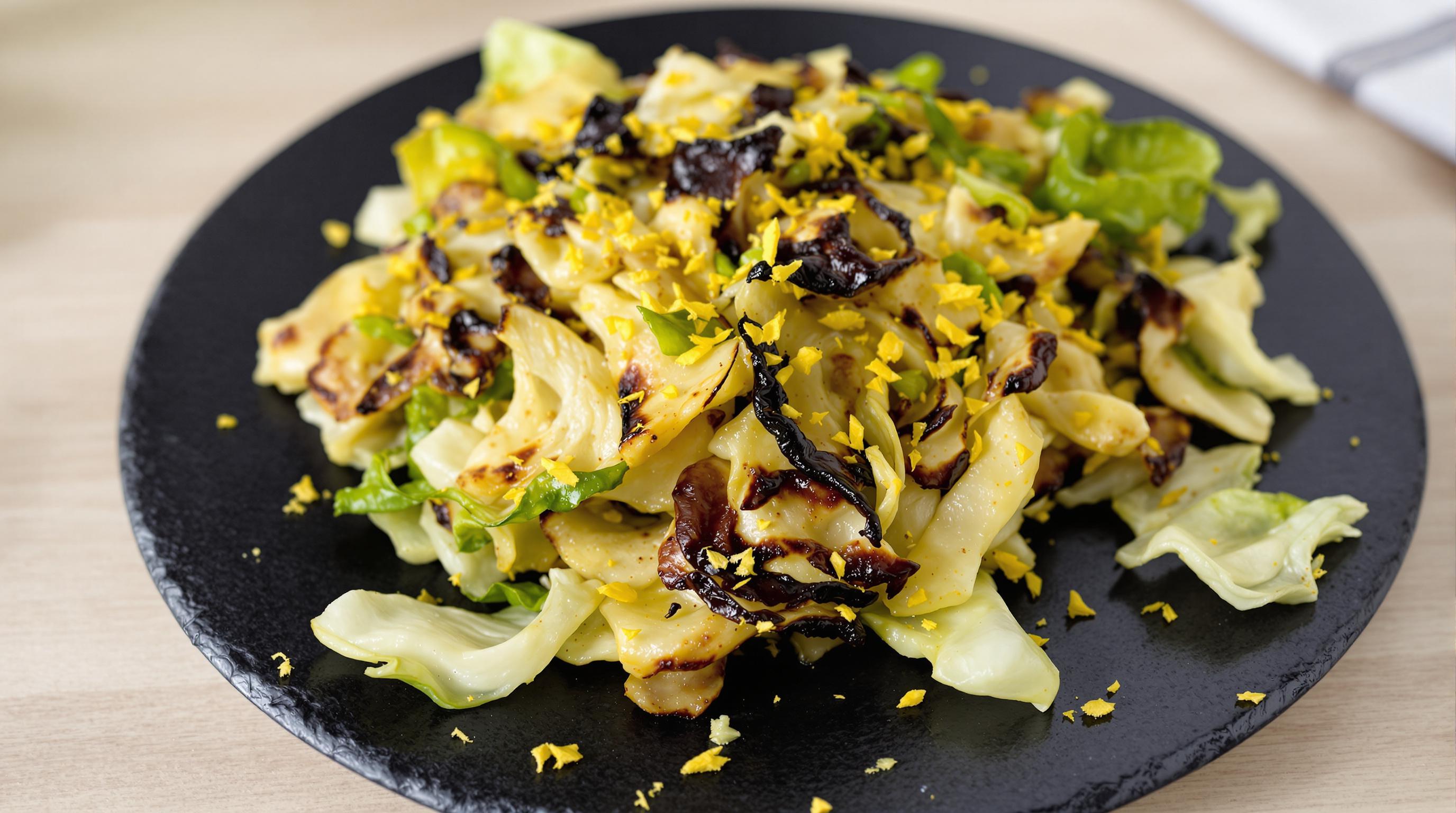 Zesty Charred Cabbage Sauté