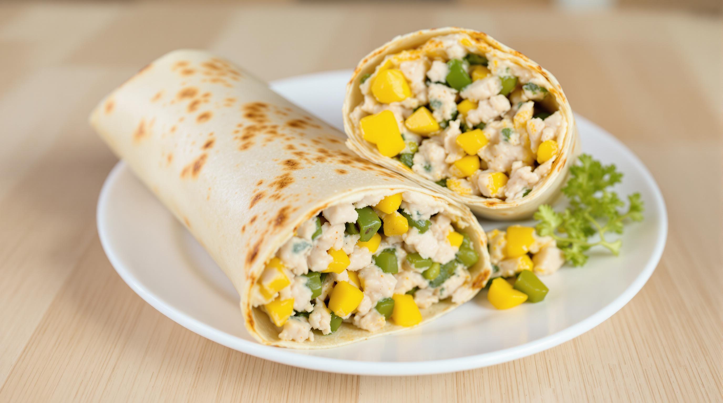 Zesty Tuna Pepper Wraps