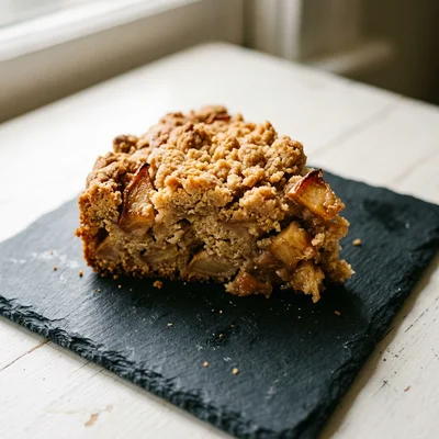 Apple crumble cake