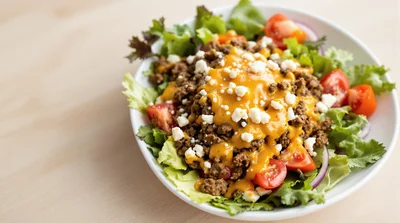 Cheese Burger Salad Bowl