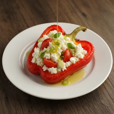 Cottage Cheese Stuffed Peppers