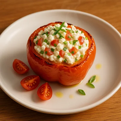 Cottage Cheese Stuffed Peppers