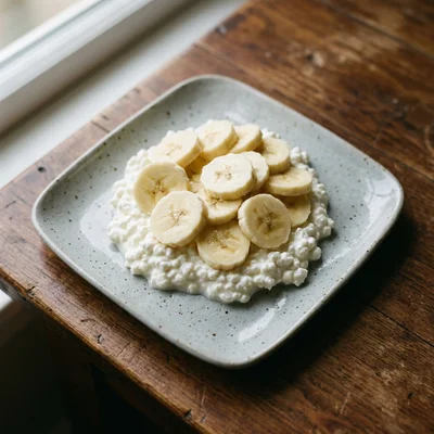 Cottage Cheese with Banana