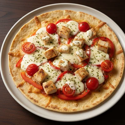 Easy 15-Minute High Protein Pizza Wrap Recipe