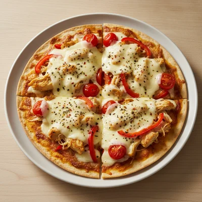 Easy 15-Minute High Protein Pizza Wrap Recipe