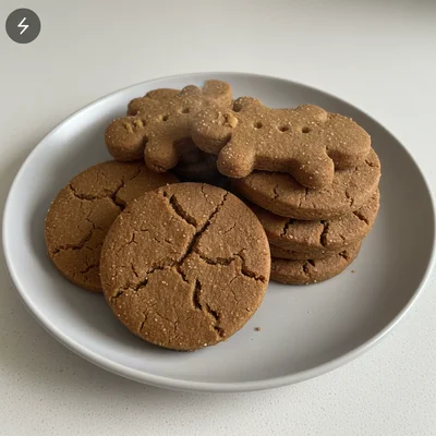 High Protein Festive Gingerbread Biscuits