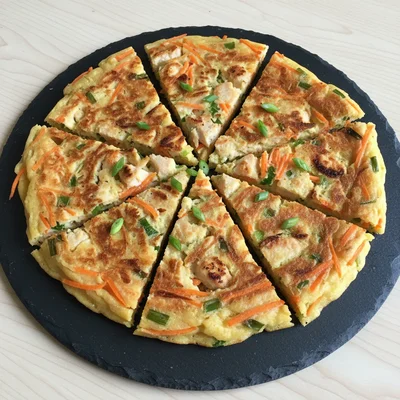 High Protein Korean Pancake (Pajeon)