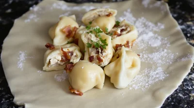 Homemade Chicken and Bacon Stuffed Gnocchi