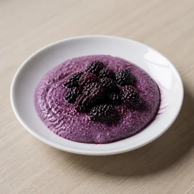 Keto Blackberry Chia Pudding