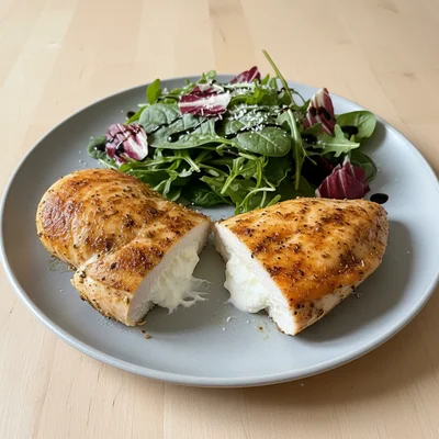 Seasoned Chicken Breast Stuffed with Cream Cheese
