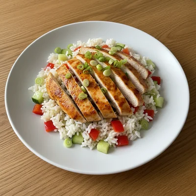 Smoky Chicken & Rice Salad