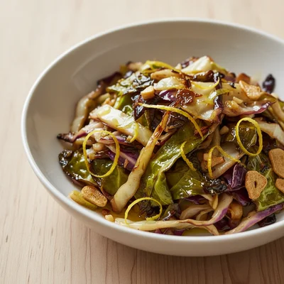 Zesty Charred Cabbage Sauté